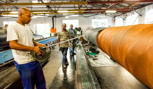 Industrial workspace and team collaboration