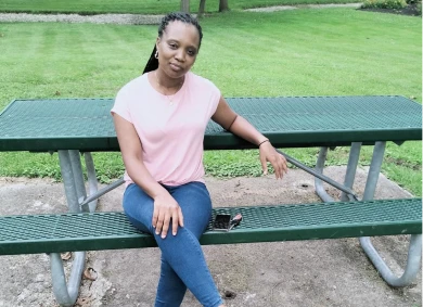 Veronicah M. outdoors