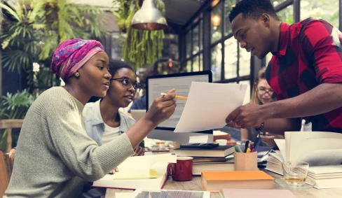 Team collaboration in a professional setting